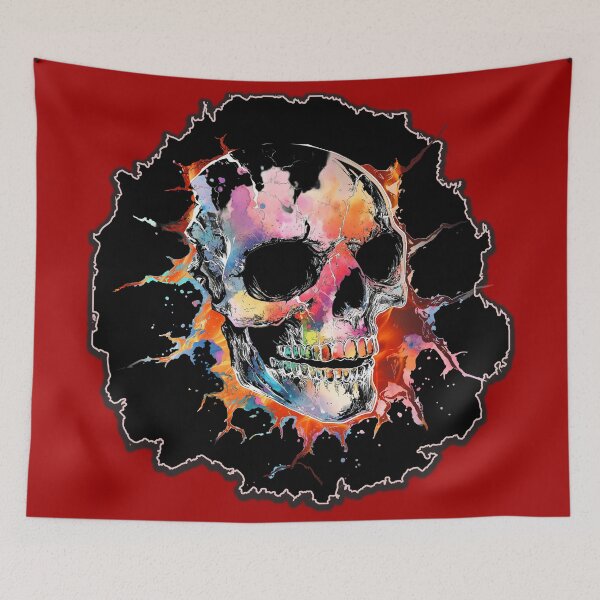Item preview, Coloful Skull designed and sold by Karen Wood.