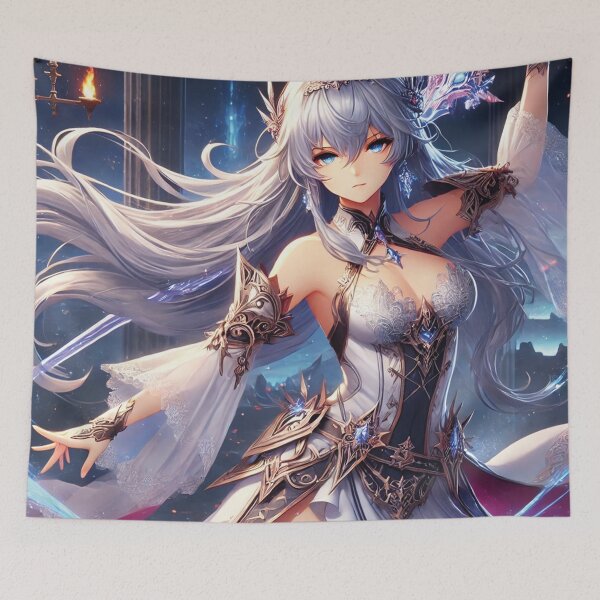 Item preview, Silver Hair Warrior Princess designed and sold by MerlinWear.