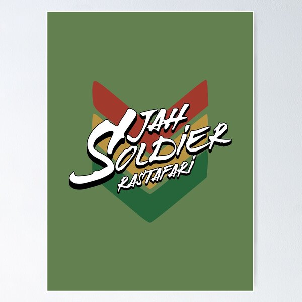 Item preview, Jah Soldier Rastafari designed and sold by SavvyEarth.