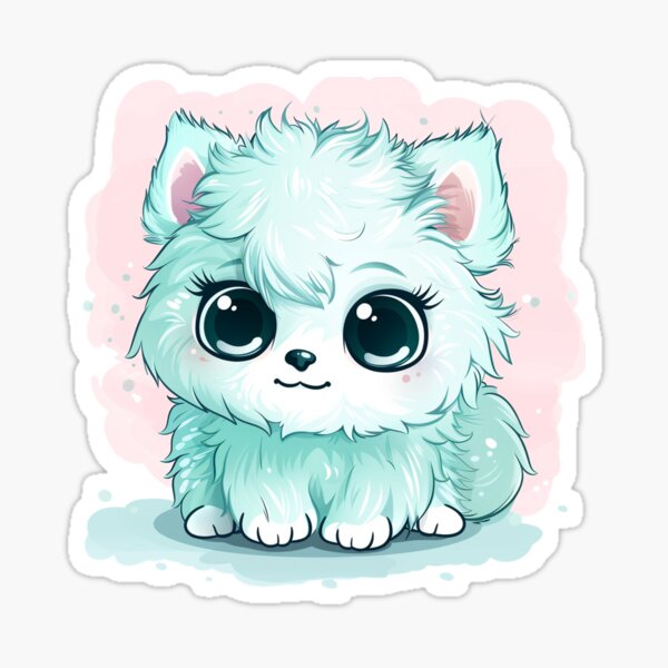 Item preview, Adorable Fluffy Pet Art – Cute Animal Illustration for Pet Lovers designed and sold by BrianGrams312.