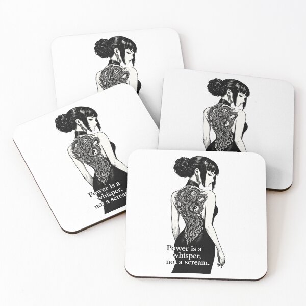 Item preview, Elegant Dragon Tattoo Woman – Japanese Ink Style Illustration designed and sold by Rushurban.
