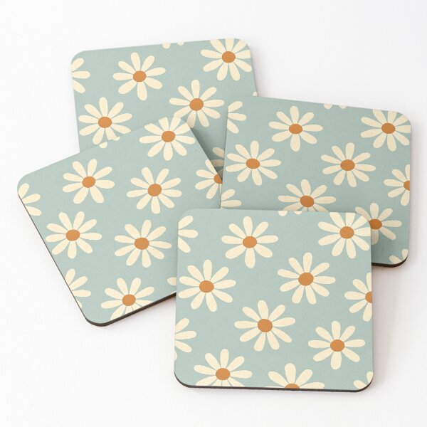 Item preview, Vintage Daisy Pattern on Light Blue designed and sold by Planthem.