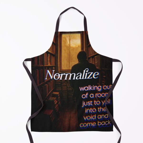 Item preview, Normalize Walking Out Just to Yell Into the Void – Glitchcore Breakdown Poster designed and sold by CrumblyStudio.
