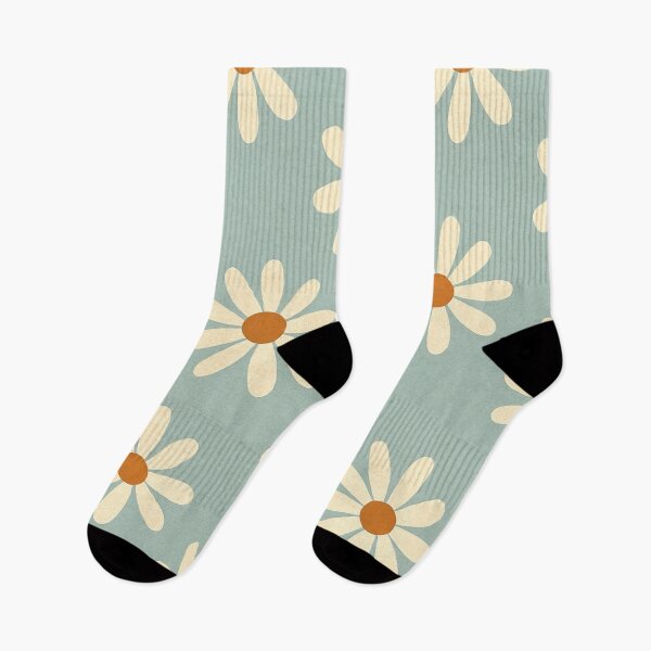 Item preview, Vintage Daisy Pattern on Light Blue designed and sold by Planthem.