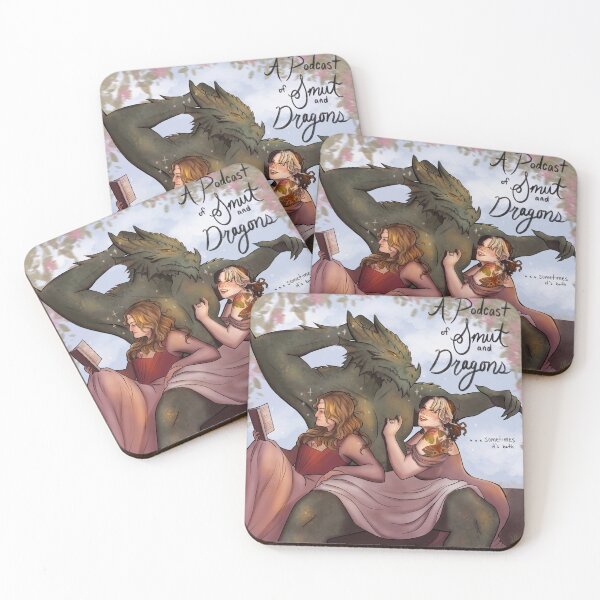 Item preview, "A Podcast of Smut and Dragons" Cover Art designed and sold by JillianKArt.