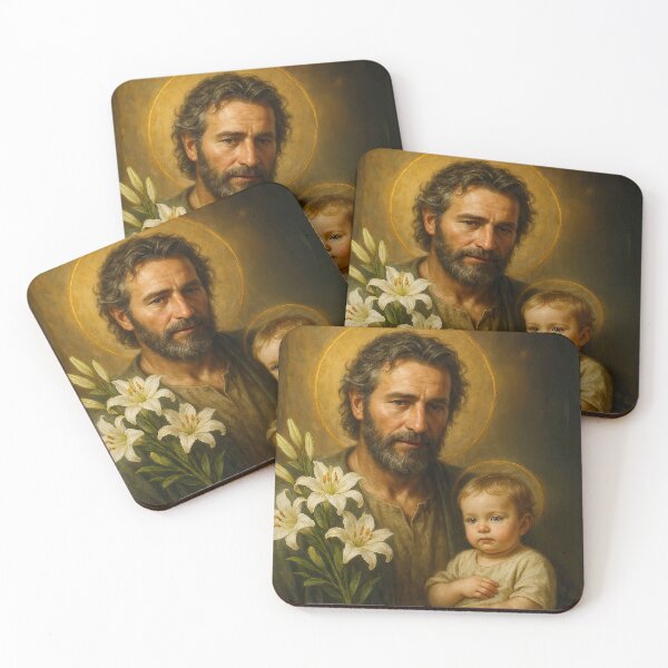 Item preview, Saint Joseph and the Baby Jesus designed and sold by Claudia Bartoli-McKinney.