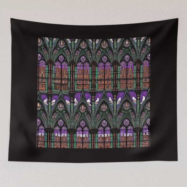 Item preview, Gothic stained glass windows designed and sold by Helios Be. Lavsh.