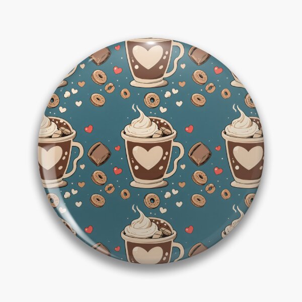 Item preview, Coffee and Cereal Seamless Pattern designed and sold by DemureArtsy.