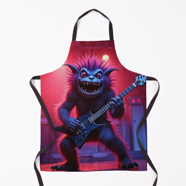 Artikelvorschau, Monster Guitar Hero | Wilder Cartoon-Rocker auf der Bühne entworfen und verkauft von NovaProArt.