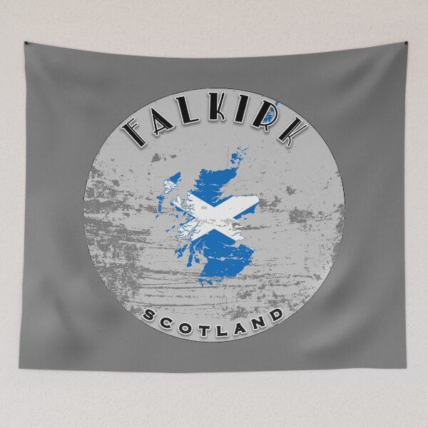 Item preview, Falkirk Scotland Flag Worn  designed and sold by World Designs.