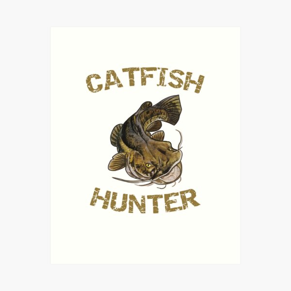 Catfish Hunter | Flathead Catfish Art Print