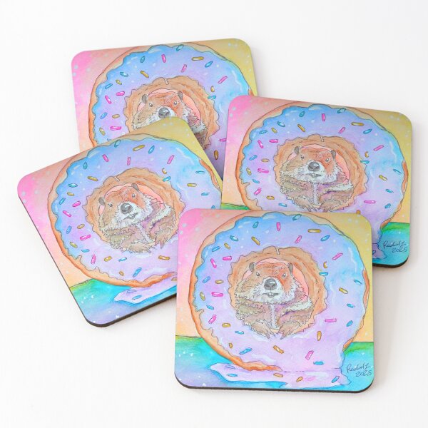 Item preview, Ground Hog in a Donut designed and sold by RLawrenceArt.