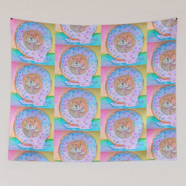 Item preview, Ground Hog in a Donut designed and sold by RLawrenceArt.