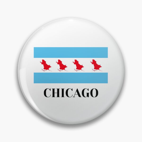 Item preview, Iconic Chicago Rat Hole | Chicago Flag designed and sold by thevanillaplum.