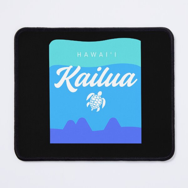 Item preview, Kailua Hawaii Surfboard Design with Mokes Island View designed and sold by alohagiftbox.