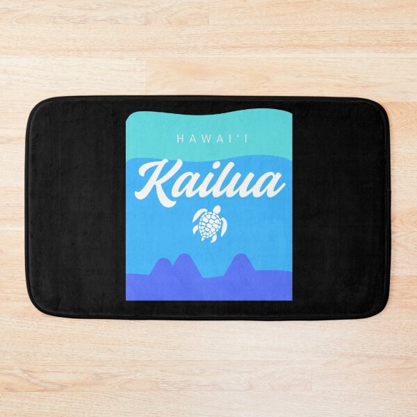 Item preview, Kailua Hawaii Surfboard Design with Mokes Island View designed and sold by alohagiftbox.