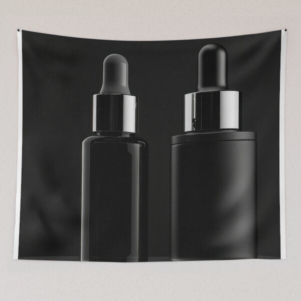 Item preview, Elegant black serum bottles designed and sold by anytka.