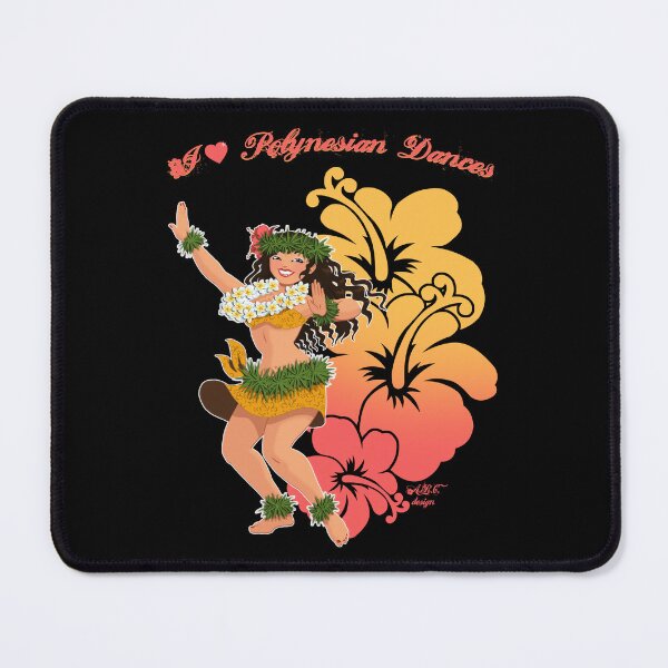 Item preview, Polynesian dancer designed and sold by Anna R. Carrino.