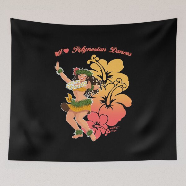 Item preview, Polynesian dancer designed and sold by Anna R. Carrino.