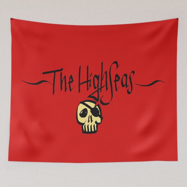 Item preview, The High Seas (Solid Skull Logo) designed and sold by rikkuriffic.