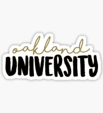 Oakland University Sticker