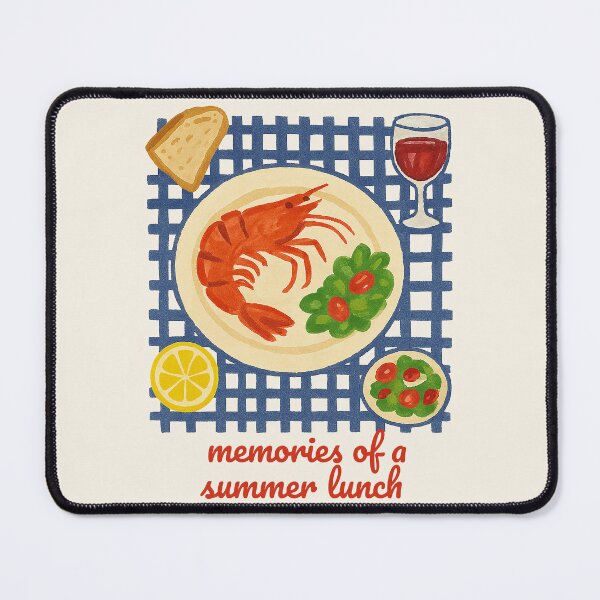Item preview, Vintage Shrimp Lunch Retro designed and sold by Patternicity.