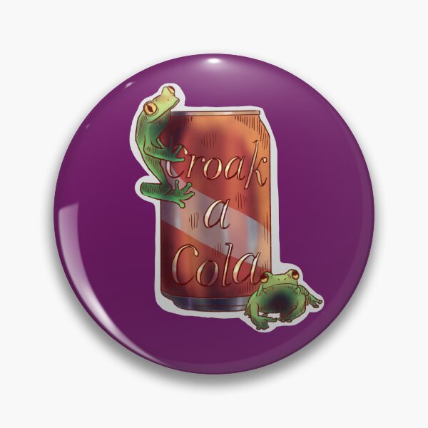 Item preview, Croak a Cola funny frog pun meme designed and sold by viastarli.
