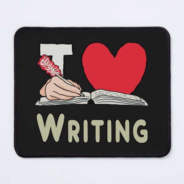 Item preview, I Love Writing designed and sold by Mark-Ewbie.