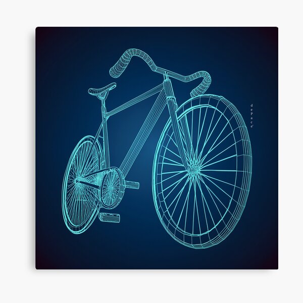 Item preview, A Precisionist Bicycle Dream - dePace' designed and sold by mrpropcake.
