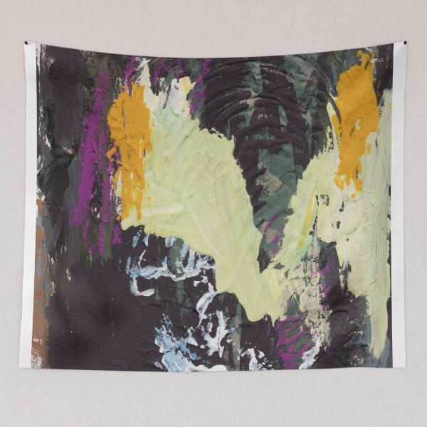 Item preview, "Smite" - Dark Abstract Yellow Orange Purple Black Background  designed and sold by pngrktes-art.