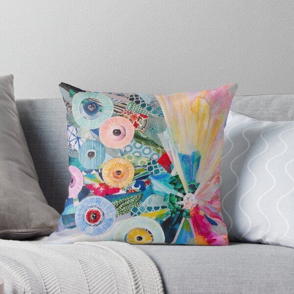 Blue Morpho Throw Pillow