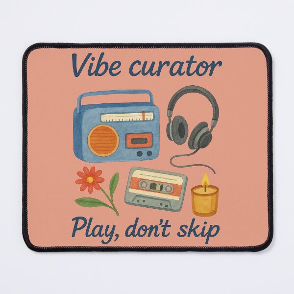 Item preview, Vibe Curator Retro Audio Art designed and sold by Patternicity.