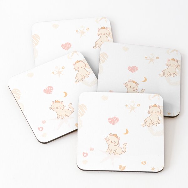 Item preview, Copy of  Cute Princess Cats Seamless Pattern designed and sold by babanovaesha.