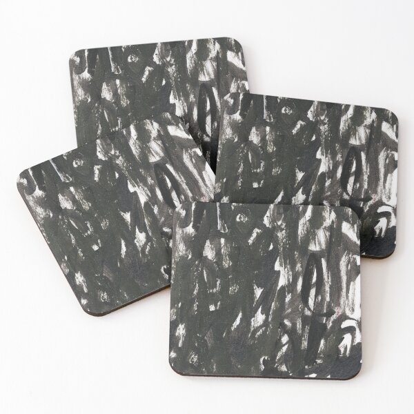 Item preview, "Opprobrious" - Abstract Black Painting  designed and sold by pngrktes-art.