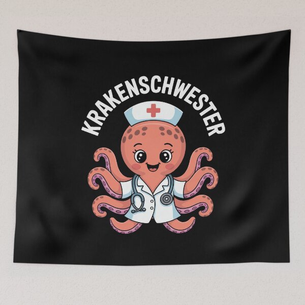 Artikelvorschau, Krakenschwester Krankenschwester entworfen und verkauft von MooonTees.