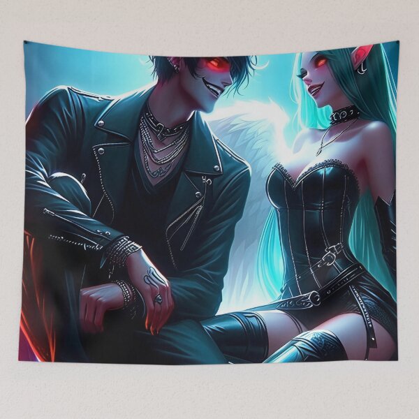 Item preview, Sexy Demon and Angel Couple 5 designed and sold by Arcane Fantasy Art.