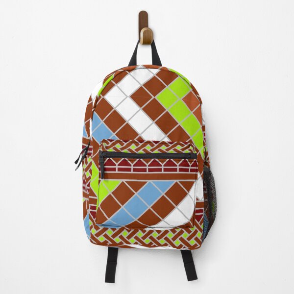 Item preview, Brown and Pistachio Berber Ethnic Pattern Design designed and sold by Tarjiart.