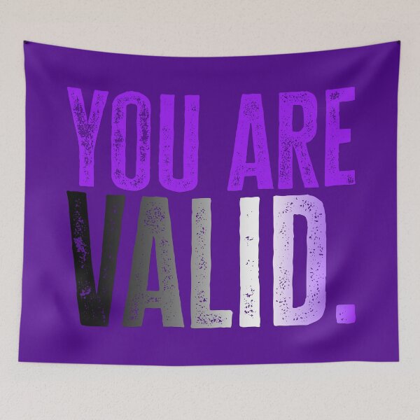 Item preview, You Are Valid - Ace Flag designed and sold by sillyjess.