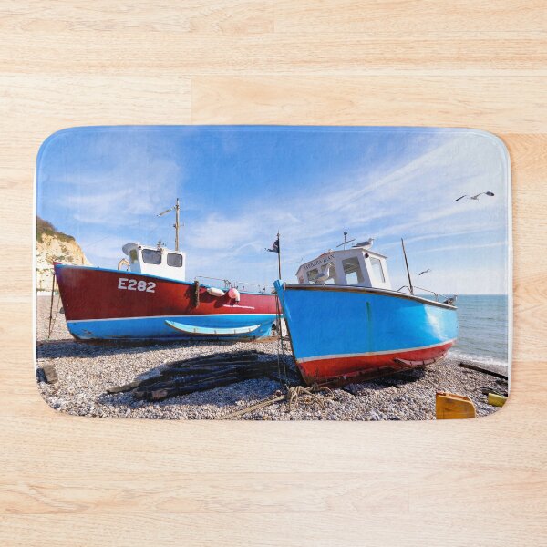 Item preview, Small Fishing Boats at Beer Devon designed and sold by Dorset Girl.