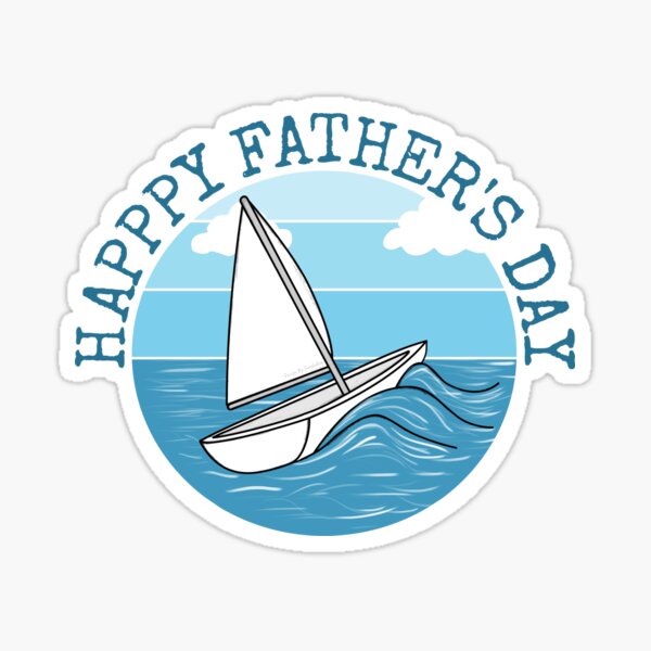 Item preview, Happy Father's Day Sailing Boat Dad Grandpa Uncle designed and sold by doodlerob.