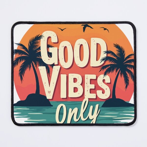 Item preview, Good Vibes Only Summer T-Shirt – Trendy Retro Beach Tee for Positive Energy designed and sold by RecortShirt.