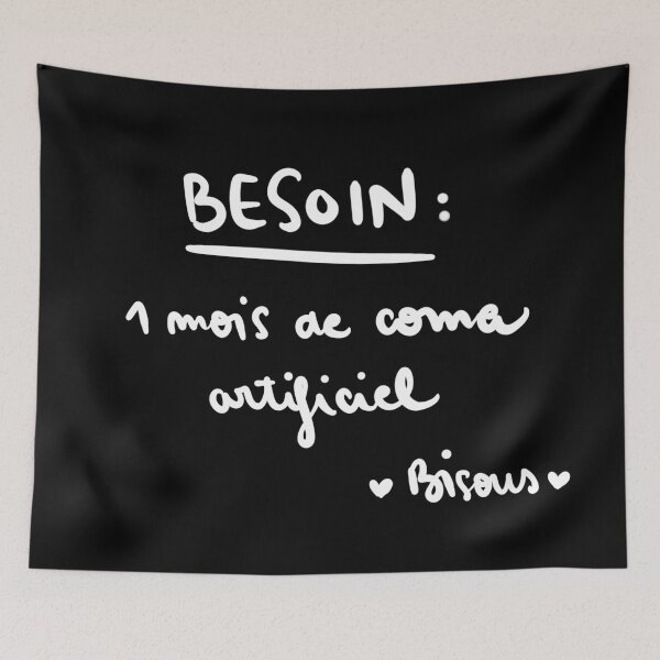 Item preview, Need: 1 month of artificial coma kisses designed and sold by Le Bureau des Rêves by Lafillequirevaittrop.