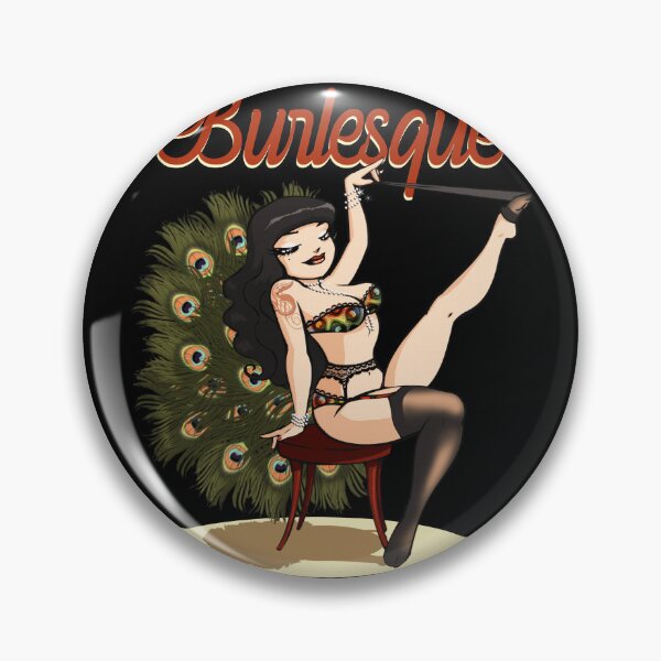 Item preview, Burlesque pin up designed and sold by Anna R. Carrino.