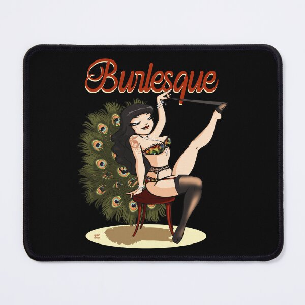 Item preview, Burlesque pin up designed and sold by Anna R. Carrino.