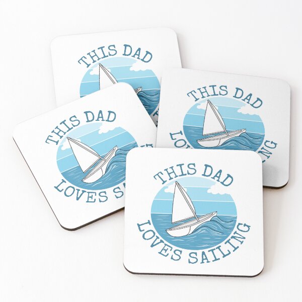 Item preview, This Dad Loves Sailing, Sail Boat Father's Day designed and sold by doodlerob.