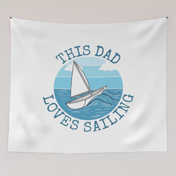 Item preview, This Dad Loves Sailing, Sail Boat Father's Day designed and sold by doodlerob.