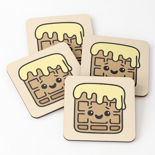 Item preview, Funny Waffle Kawaii – Help Me Syrup Face designed and sold by GinColorist.