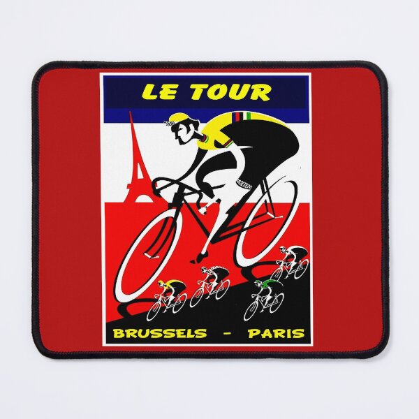 Item preview, Le Tour Brussels Paris: Vintage Bicycle Road Racing Advertising Print designed and sold by posterbobs.
