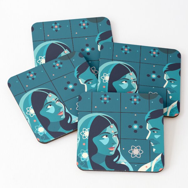 Item preview, Boyfriends Horror Brenda Silhouettes Dance Geometry Blue Orange designed and sold by ART ATTACK ZONE.