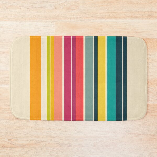 Item preview, Striped colorful canvas pattern designed and sold by anytka.